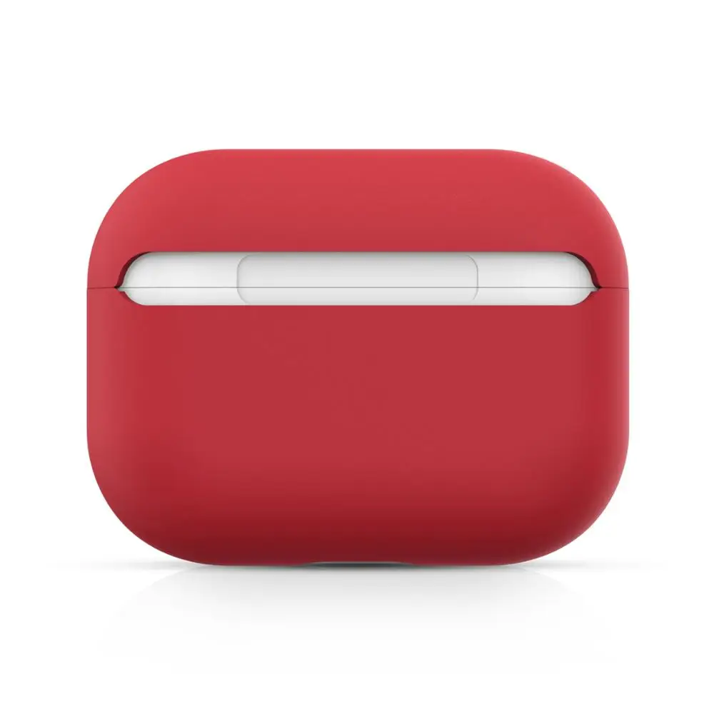 color 7 Чехол для AirPods Pro, мягкий жидкий силиконовый защитный чехол, видимый передний светодиодный чехол для AirPods Pro, чехол 3, модный зеленый - Цвет: color 7
