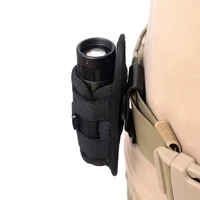 molle belt tactical flashlight pouch 360 degrees rotatable outdoor torch case holster hunting lighting accessories light holder