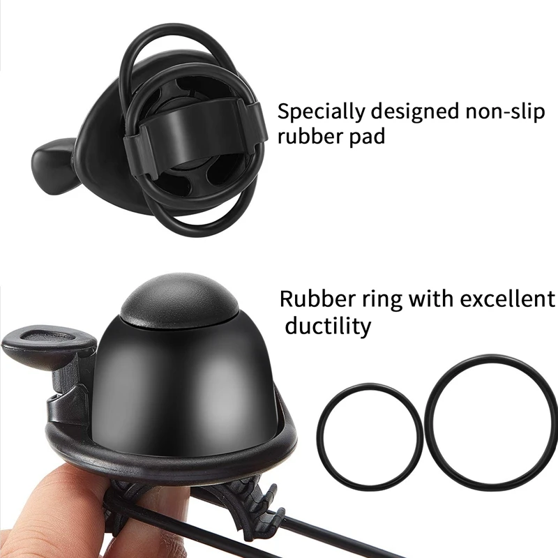 

1pcs Bike Bell Adjustable Bicycle Bell Universal Aluminum Bike Bell Loud Sound Bike Ring for Adults, Girls, Boys, Road Bike