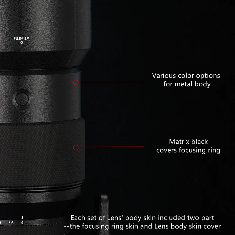 Fuji GF250 F4 Lens Sticker Premium Decal Skin for FUJIFILM Fujinon GF250mm R LM OIS WR Protector Cover Film | Электроника