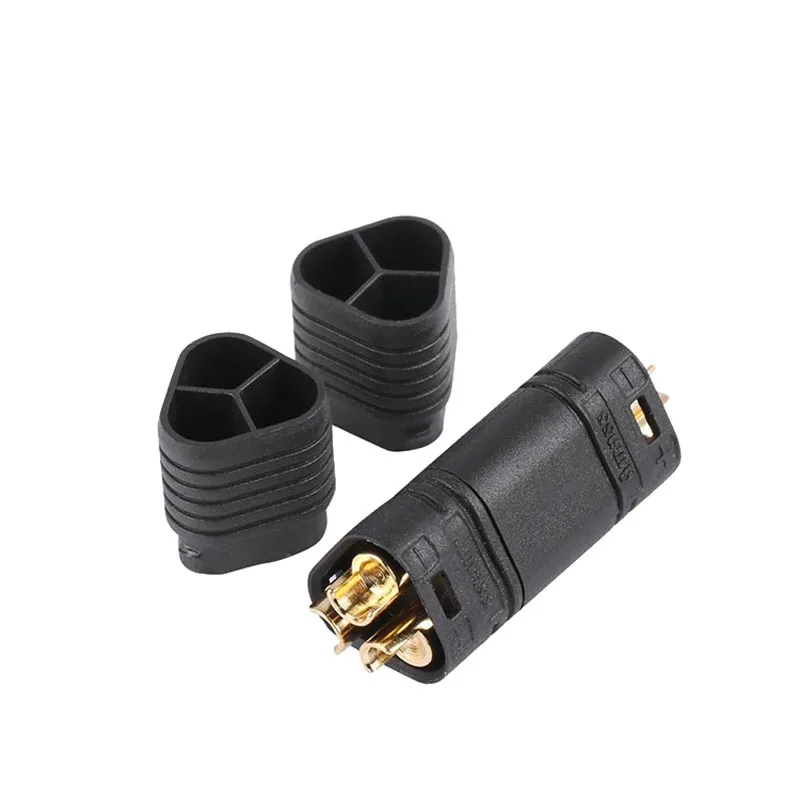 

10pcs MT60 Male Female Plug Gold-plated Three Core Connector Power Motor ESC Connecting Adapter for RC Airplane DIY Boat