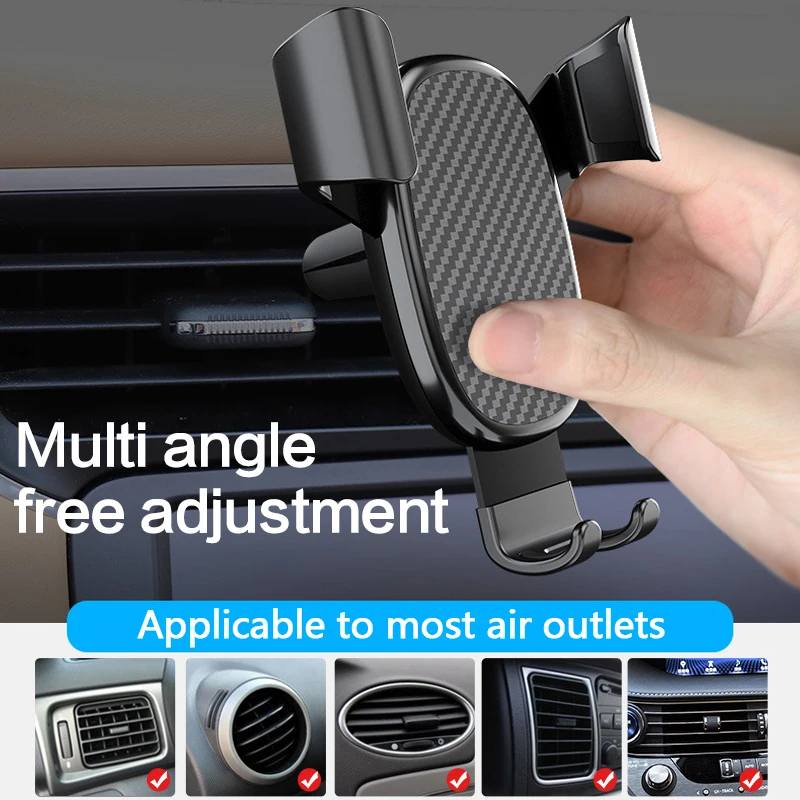 Автомобильный держатель для телефона с GPS Гравитационный выход воздуха iPhone Samsung