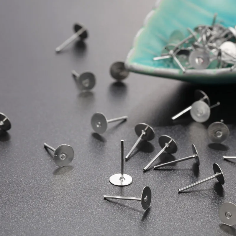 100 шт./лот сделай сам аксессуары из сплава для ювелирных изделий диаметр 4/5/6/8/10 мм