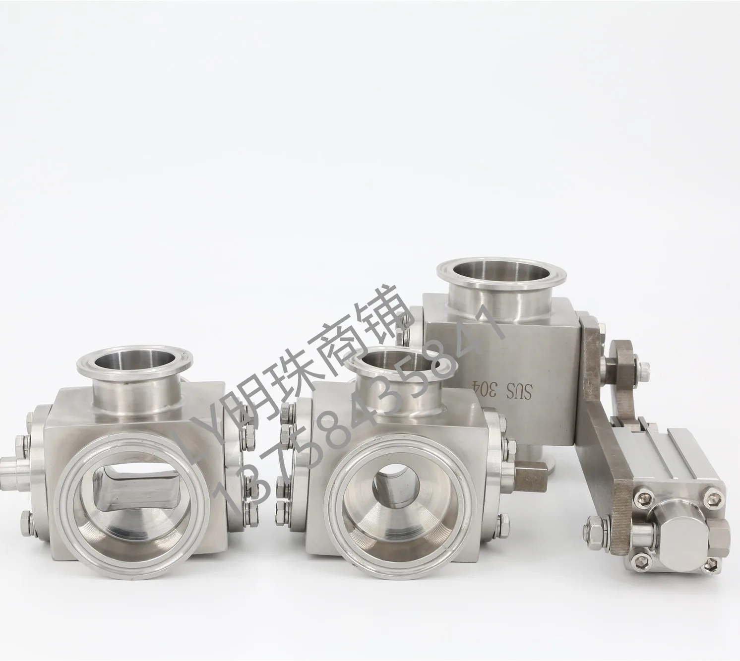 V&aacute;lvula rotativa, m&aacute;quina de llenado de t-juntion, pasta de llenado l&iacute;quida, v&aacute;lvula rotativa de acero inoxidable 304-0