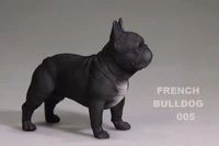 16 simulation resin black french bulldog dog puppy pet animal f 12 toys