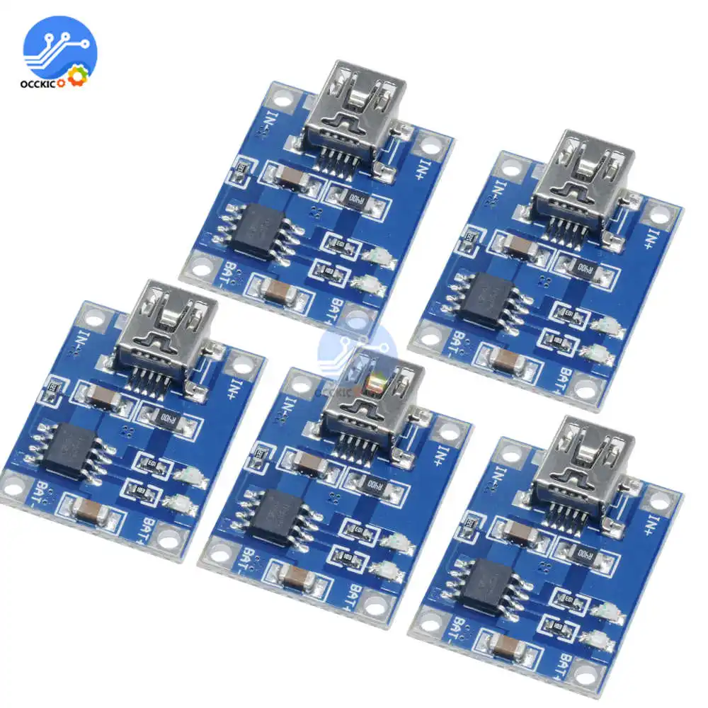 Автоматическая защита! 5 шт./лот TP4056 мини USB 5В 1А 18650 литиевая батарея зарядное