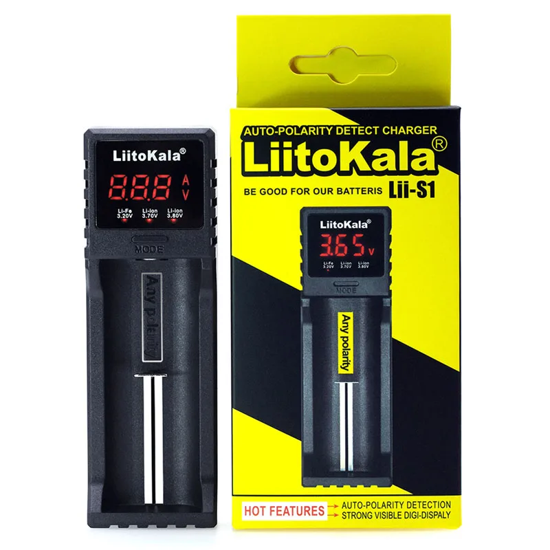 

New LiitoKala Lii-S1 PD4 PL4 402 202 S1 S2 battery Charger for 18650 26650 21700 AA AAA 3.7V/3.2V/1.2V lithium NiMH battery