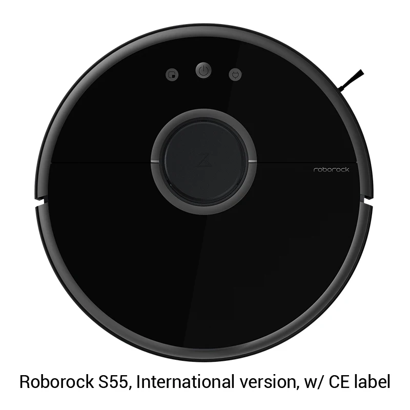 Roborock S50 Mi робот пылесос 2 очистки и хандрить автоматический пыли стерилизовать Smart планируется ручная стирка - Цвет: roborock S55 black