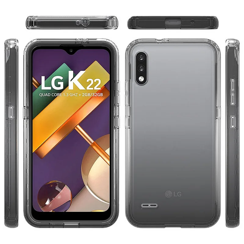 

Gradient Luxury Case For LG K22 Plus Crystal Case LG K22 K 22 Bumper Silicone Etui Back Panel Cover for LG K22 K22+ Fundas
