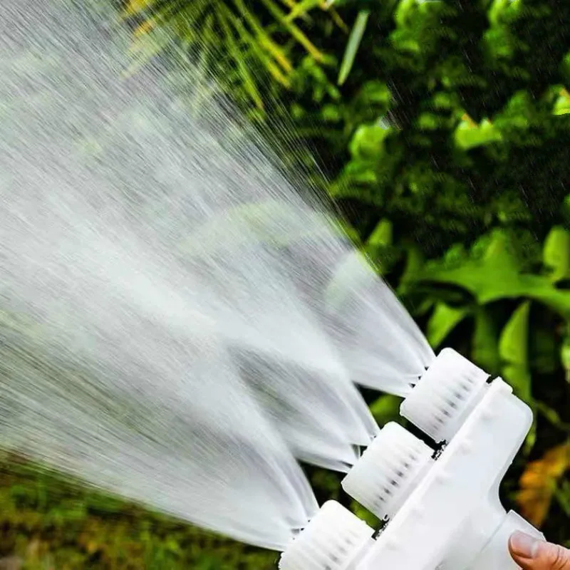 

Variable Spray Patterns Garden Hose Nozzle High Pressure Water Spray Gun Nozzle for Watering Lawns Washing Pets Showering G441