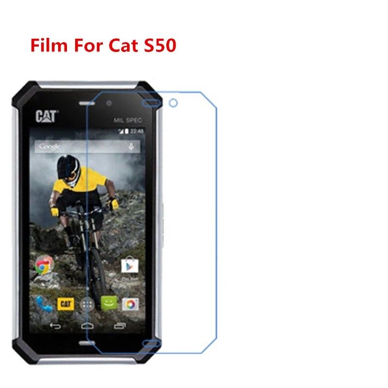 1/2/5/10 шт. ультратонкая прозрачная защитная пленка для HD ЖК-экрана с тканевой пленкой для очистки для Cat S50.