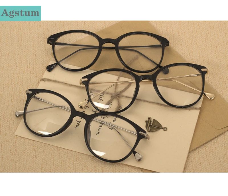 

Прозрачные оптические очки для женщин, оправа для очков при близорукости, металлические очки с прозрачными линзами, женские очки