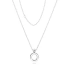 Ожерелье-чокер женское из серебра 925 пробы, с кулоном