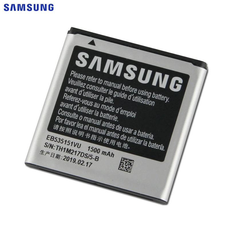 Samsung сменный аккумулятор EB535151VU для samsung Galaxy S Advance i9070 B9120 i659 W789 аккумулятор для телефона 1500 мАч