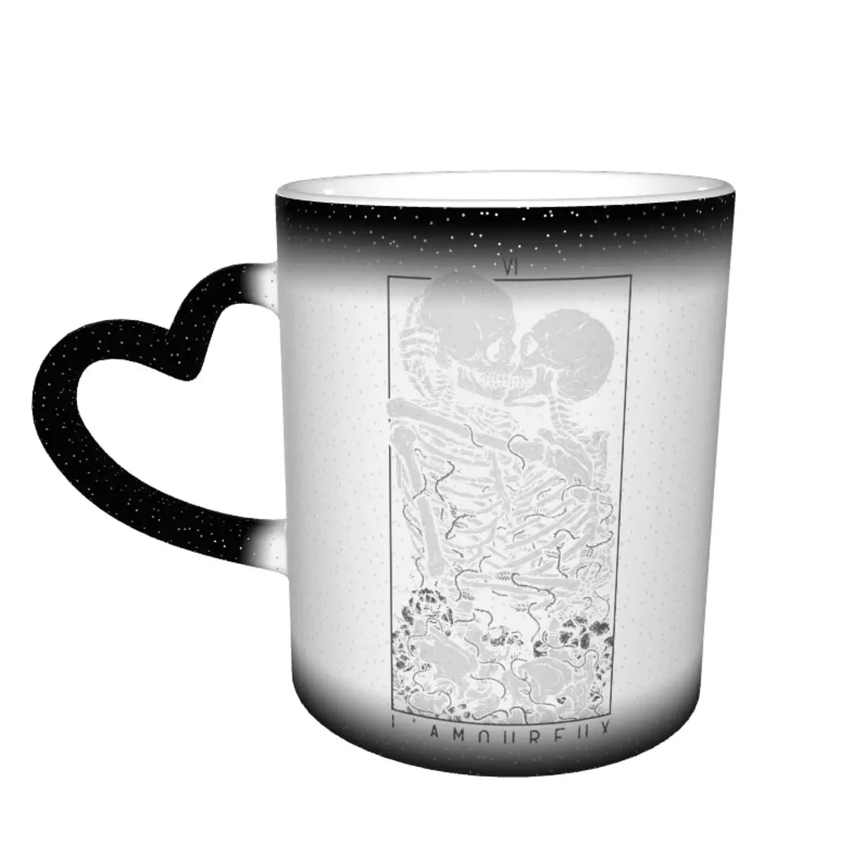 

Skeleton Mug Ceramic Chat Mug That Changes Color Wholesale Modern Cups