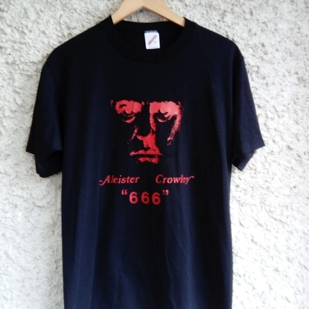 Классическая винтажная оккультная рубашка Aleister Crowley 666 оригинальная Ordo Templi