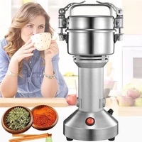 110 240v household electric coffee grinder bean herb grain kitchen machine mill grinding coffee beans dried herbs spice grinder