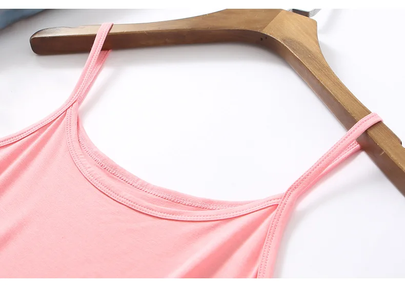 Summer Wowen Skinny Modal Camis Solid Color High Elastic Lady Top | Женская одежда