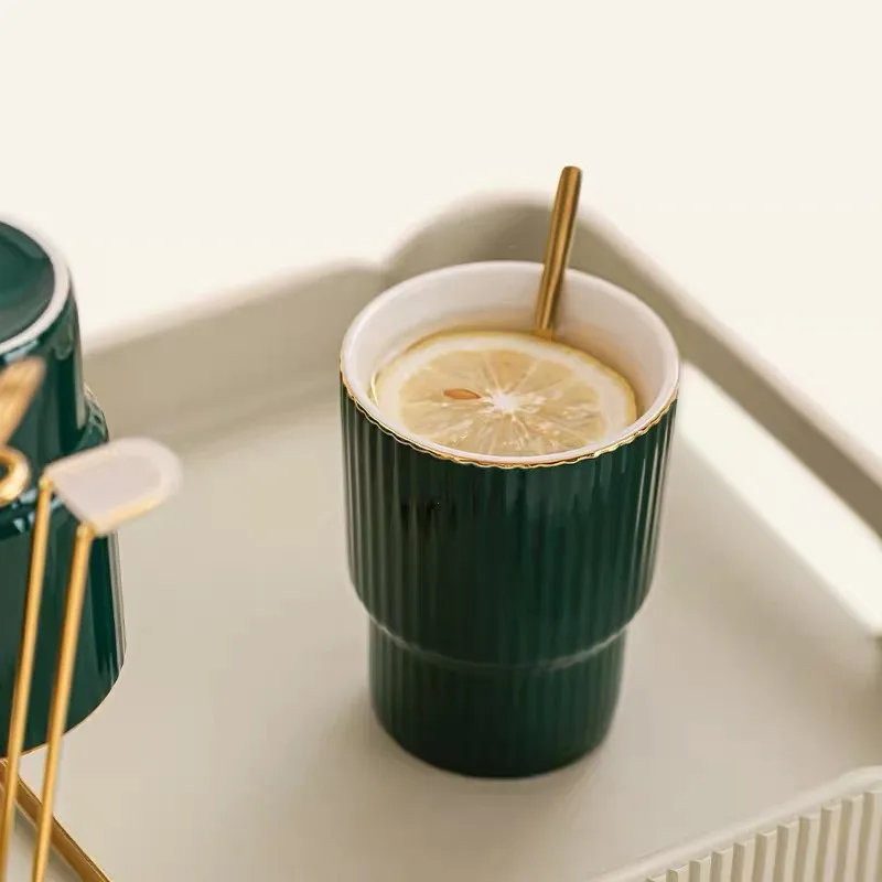 Отличный керамический кофейный чайный набор 3 2 л фарфоровый бочонок с краном