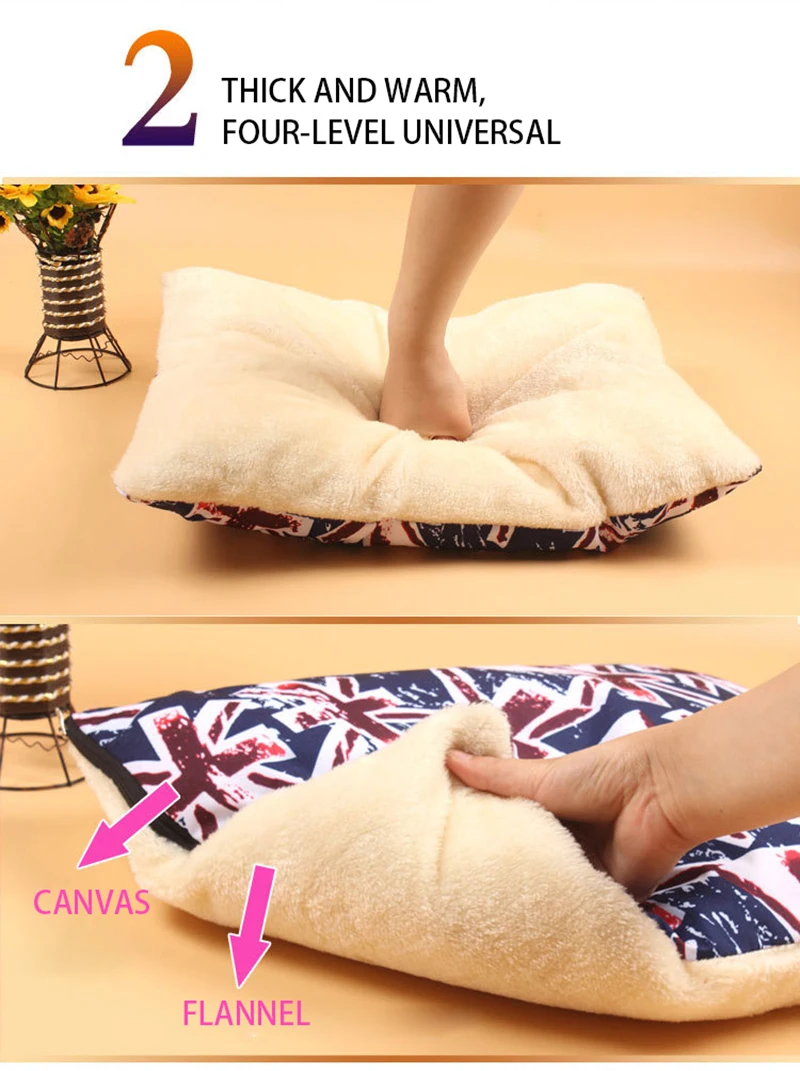 Pet Dog House Nest With Mat Foldable Pet Dog Bed Cat Bed House For Small Medium Dogs Travel Kennels For Cats Pet Products