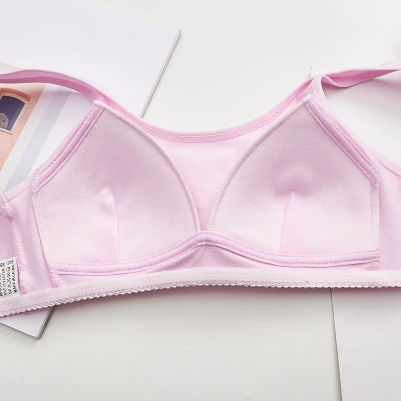 12-18Year Girls Training Bra Wireless Thin Cup Fashion Comfortable Teenage Underwear Cartoon underwear | Мать и ребенок