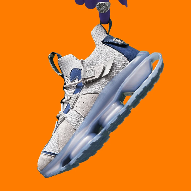 

Fashion Men Socks Shoes 2021 Blade Running Shoes 45 High Elasticity Men Sneakers 46 Comfortable Plus Size Adult Man Casual Shoes