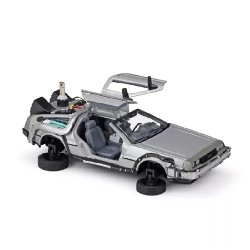 1:24 Welly DMC-12 DeLorean Time Machine Назад в будущее автомобиль статические литые автомобили