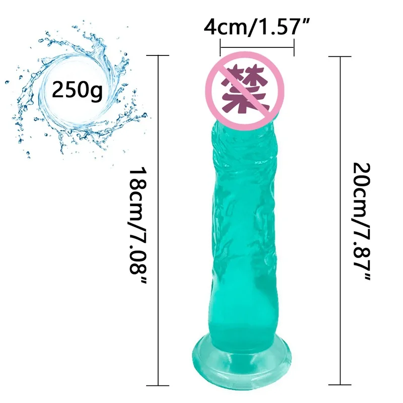 Имитация красочного искусственного пениса ручной мужской и женский с