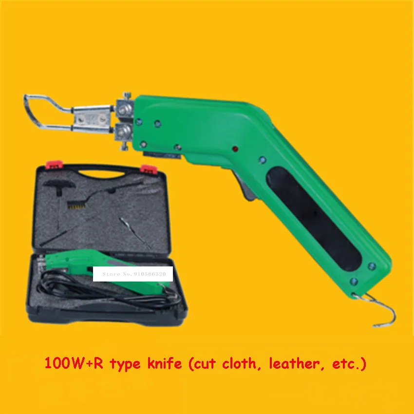 

110V/220V Hand Hold Electric Cloth Cutting Tool Heat Knife Cutter Household Cloth Fabric Foam Cutting Cutter 100W/150W/200W/250W