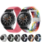Ремешок для часов 20 мм22 мм для Samsung Galaxy watch 3active 246 мм42 ммGear S3, регулируемый плетеный соло-браслет для Huawei GT22ePro