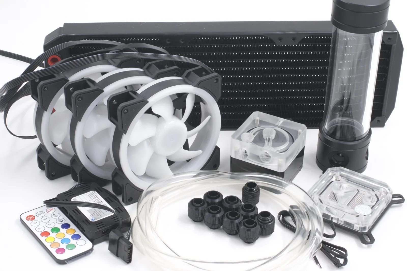 

Bykski Water Cooling Kit for CPU Intel AMD 360mm Copper Radiator RGB