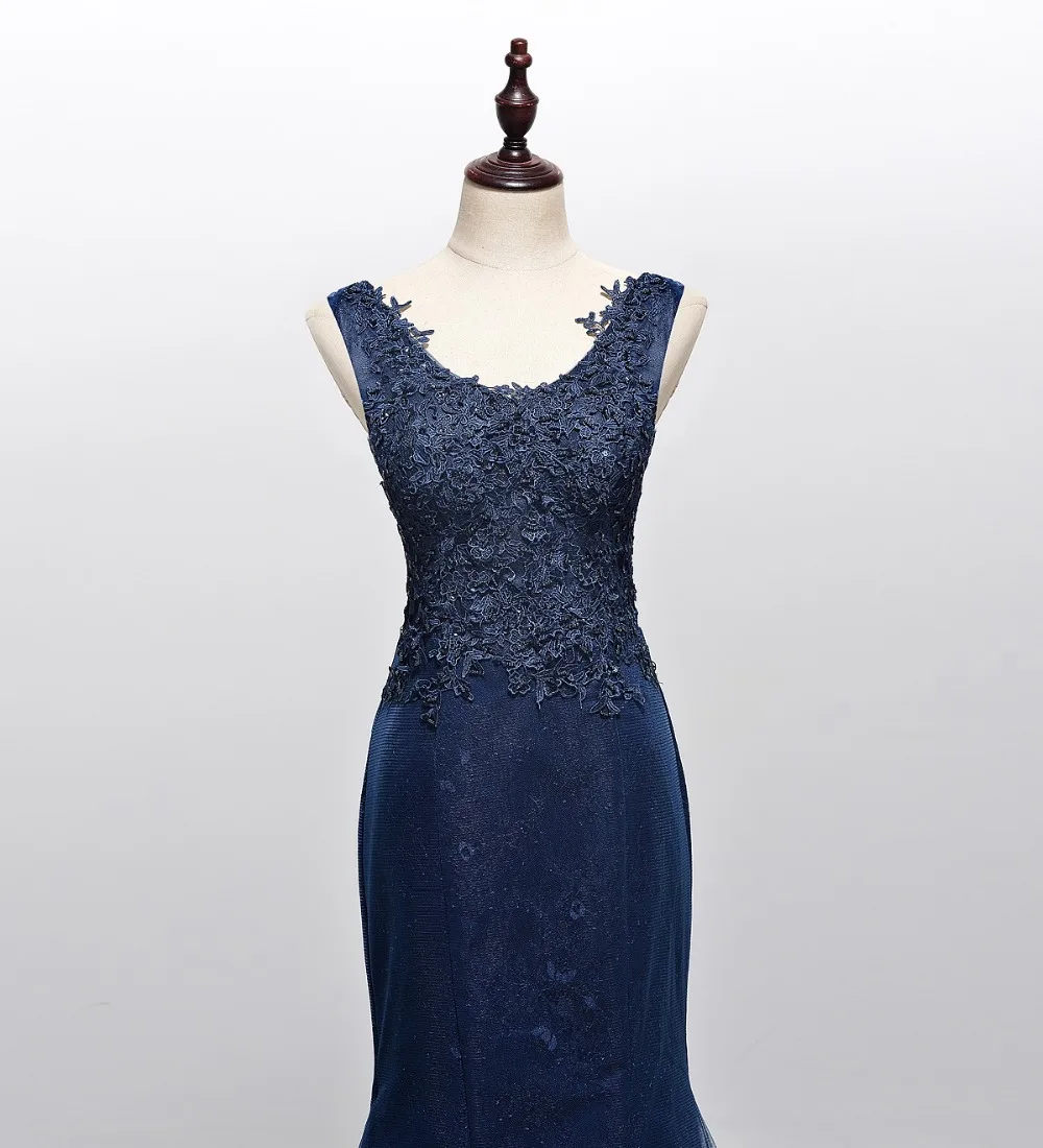 Женское платье русалка без рукавов с круглым вырезом|Платья на выпускной| |