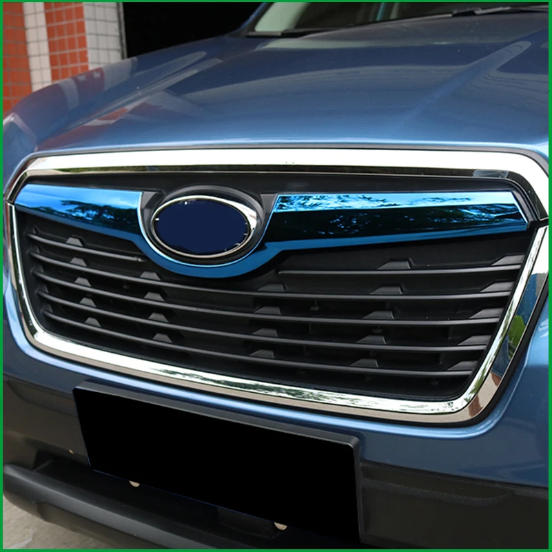 Для Subaru Forester SK 2019 передняя решетка для автомобиля из нержавеющей стали рамка