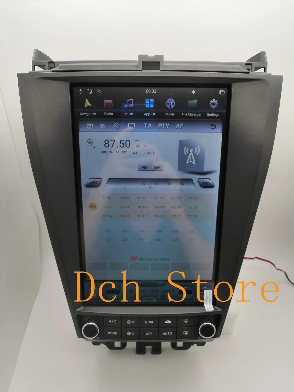 12,1 ''вертикальный экран tesla стиль Android 8,1 автомобильный dvd-плеер gps для HONDA ACCORD 7 семь 2003 2004 2005 2006 2007 PX6 CARLAY