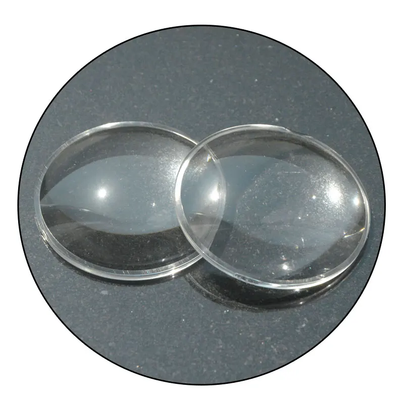 2PCS 42mm Optical PMMA Plastic Aspherical Plano Convex Lens 3D VR Glasses Lenses Focal Length 70mm Magnifying Glass Lentes | Инструменты