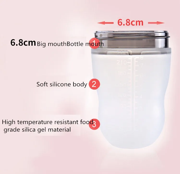 Подарок на день рождения ребенка новинка силиконовая бутылочка для молока супер