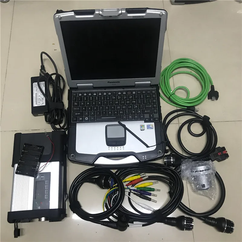 

Mb Star C6 VCI Diagnosis Scanner CAN DOIP Protocol, MB Star C4, SD Connect C5,Software Newest V2021 SSD Laptop CF30 Ready to Use