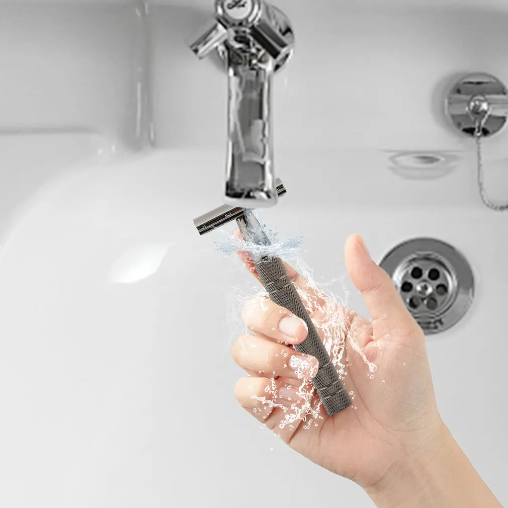 Безопасная бритва с двойным краем винтажная металлическая одним лезвием