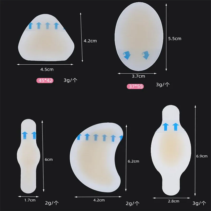 10 гель лаков обувь наклейки мягкие гидроколлоидная подушечки облегчение боли с
