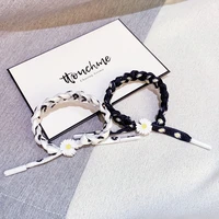new creative harajuku cool daisy woven bracelet hand strap adjustable bangle for lovers women girls jewelry party birthday gifts