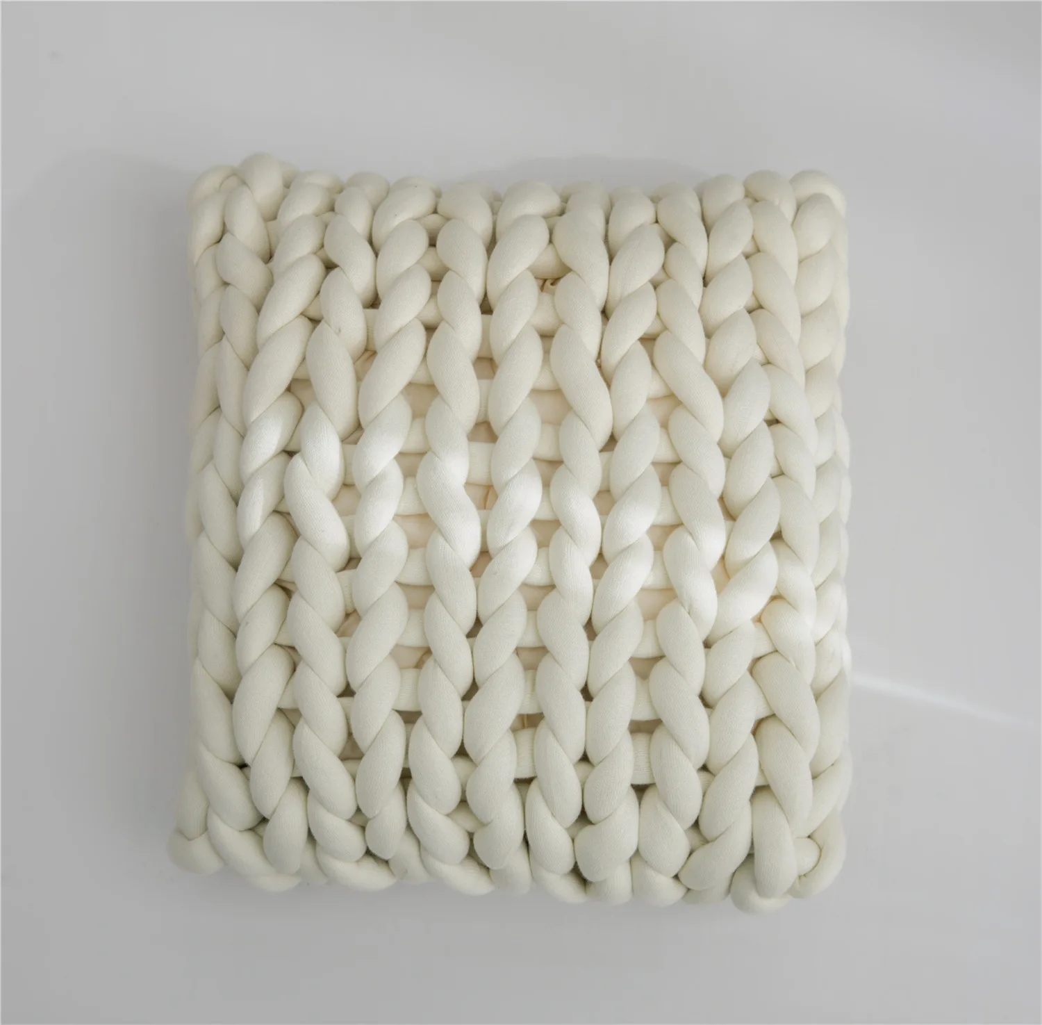 Индивидуальная однотонная подушка для дивана декоративная тканая Офисная