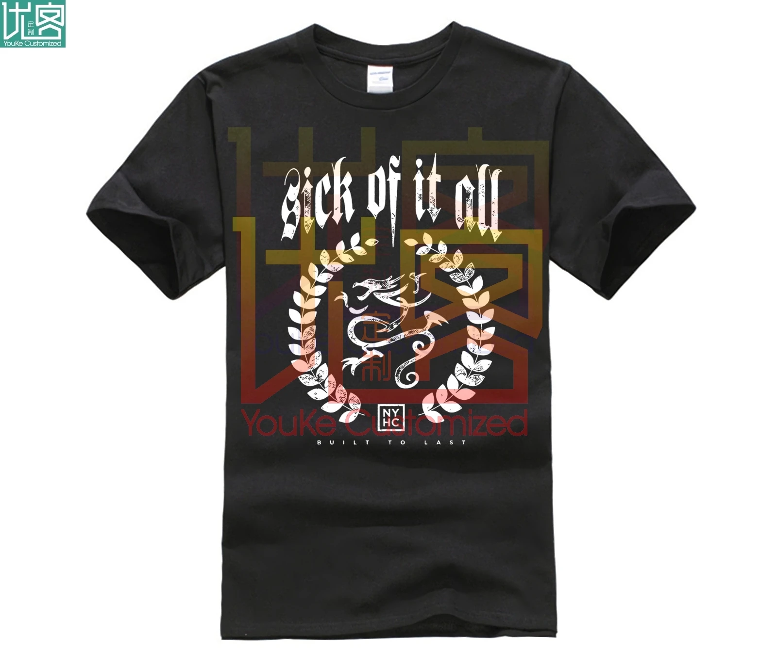 Sick of It All Built To Last футболка для мужчин и женщин NYHC Hardcore Punk Tee большого размера S-XXXL |