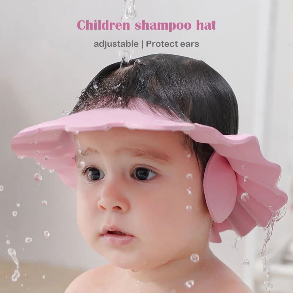 Для детей от 0 до 6 лет шапочка для шампуня регулируемый размер защита детского