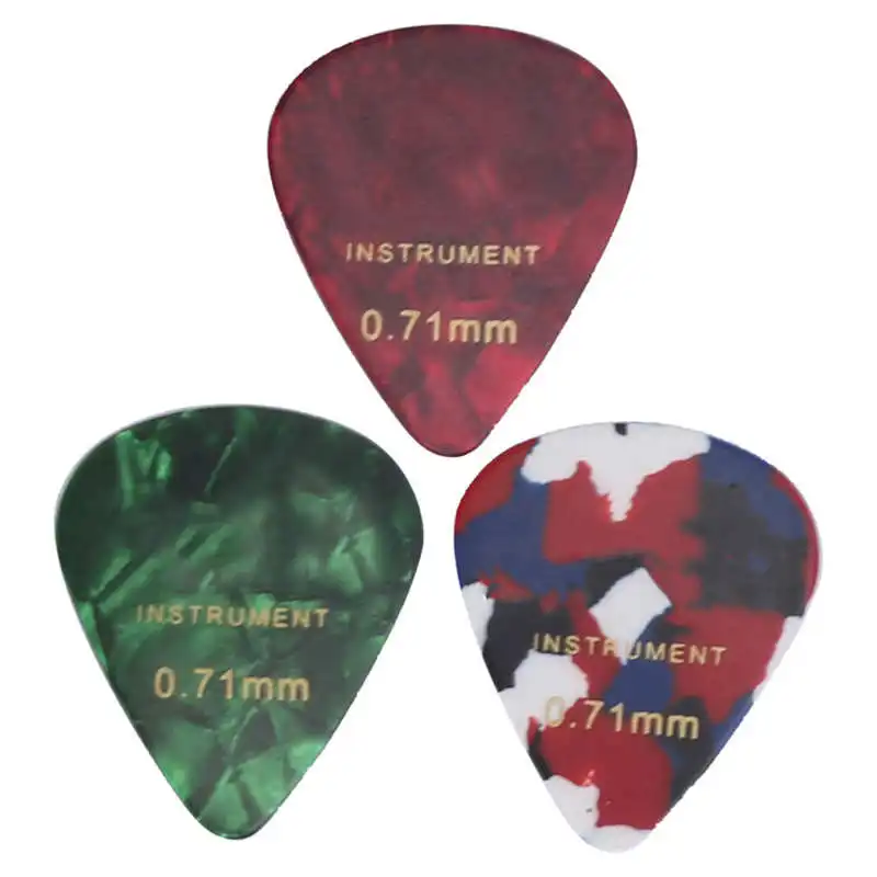 100 шт. универсальные гитарные медиаторы из ПВХ легкий Теплоизоляционный цветной 0