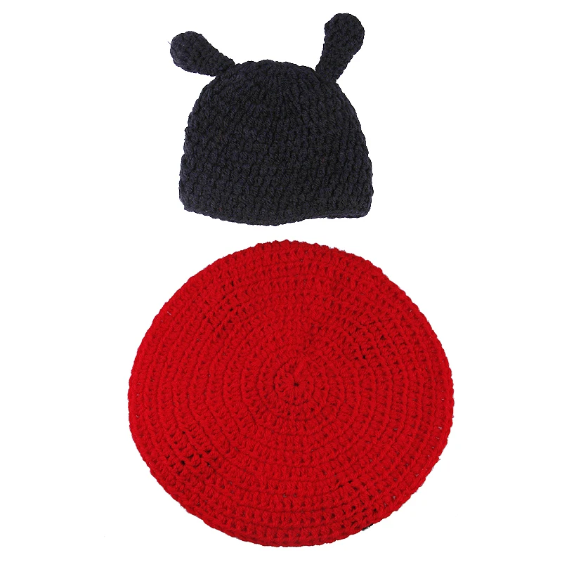 

Ladybug Baby Infant Costume Photo Photography Prop Beanie Animal Hat Cap 0-6 Months Newborn