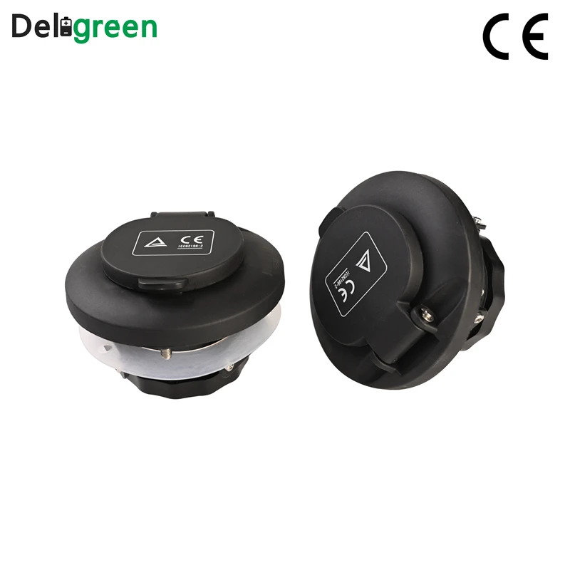 Duosida 16A 32A Inlet IEC 62196-2 Type 2 Connector AC Socket Charging inlet for Wall box 22KW 11kw Station Electric car | Автомобили и