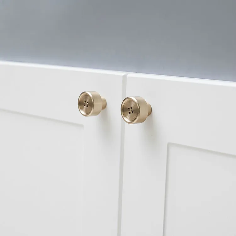 1 шт. латунная ручка простые креативные золотые чистые медные ящики для шкафа