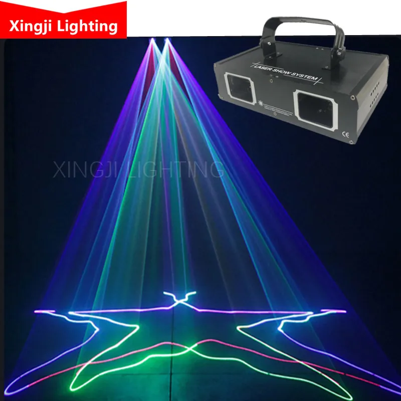 Яркий лазерный дискотечный светильник для диджея разноцветный DMX 512