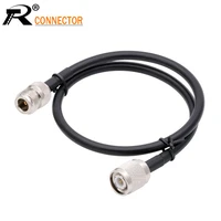 10pcs 30cm 12 n female to rp tnc male coaxial rf cable connector with cable rg58 for the printed circuit board pcb