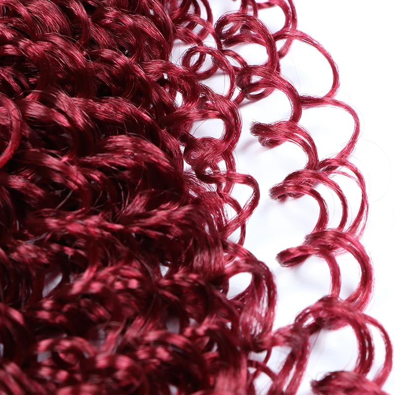 Кудрявые вьющиеся волосы для наращивания 18 дюймов длина одноцветные новые